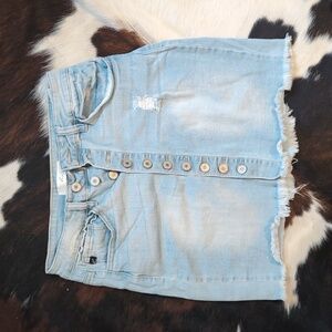 KanCan Light Blue Denim Skirt